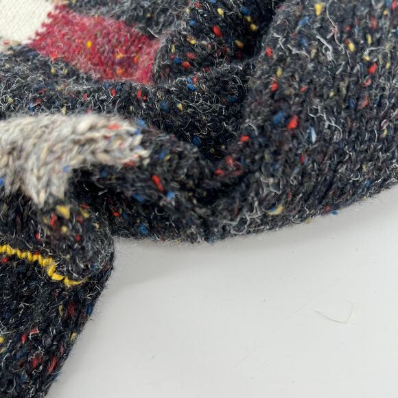 80s geometric speckled crewneck sweater 1980s vintage - Picture 5 of 5